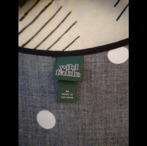 Wild fable ~ Black mini dress - Picture 3 of 3